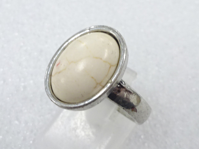 NATURAL STONE FASHION RING / JP SIZE 17
